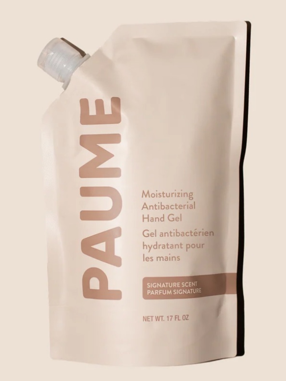 PAUME Moisturizing Antibacterial Hand Gel Refill Bag 17oz BRAND NEW/SEALED
